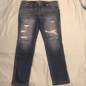 Ava & Viv distressed skinny jeans 16W